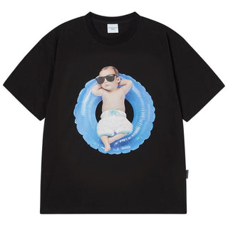 BABY FACE TUBE BOY SLEEVE T-SHIRT BLACK
(OVERSEAS & DOMESTIC EXCLUSIVE)
