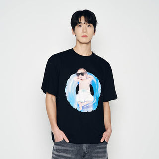 BABY FACE TUBE BOY SLEEVE T-SHIRT BLACK
(OVERSEAS & DOMESTIC EXCLUSIVE)