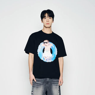 BABY FACE TUBE BOY SLEEVE T-SHIRT BLACK
(OVERSEAS & DOMESTIC EXCLUSIVE)