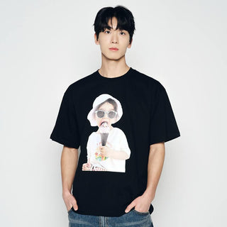 BABY FACE ICECREAM GIRL SLEEVE T-SHIRT BLACK
(OVERSEAS & DOMESTIC EXCLUSIVE)