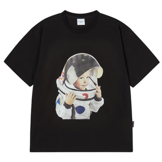 BABY FACE SPACE SUIT BOY SLEEVE T-SHIRT BLACK
(DOMESTIC DUTY FREE EXCLUSIVE)
