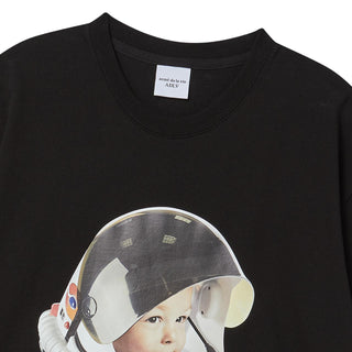 BABY FACE SPACE SUIT BOY SLEEVE T-SHIRT BLACK
(DOMESTIC DUTY FREE EXCLUSIVE)