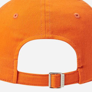 TUFT EMBROIDERY LOGO BALL CAP ORANGE