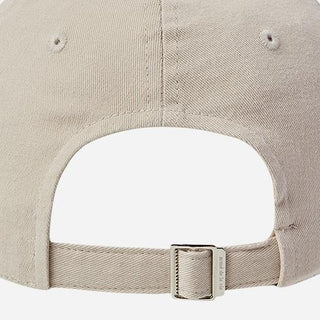 TUFT EMBROIDERY LOGO BALL CAP LIGHT BEIGE