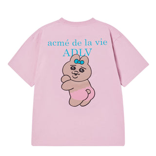 TANNING OPANCHU BASIC LOGO SHORT SLEEVE T-SHIRT PINK