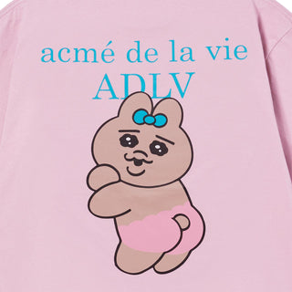 TANNING OPANCHU BASIC LOGO SHORT SLEEVE T-SHIRT PINK