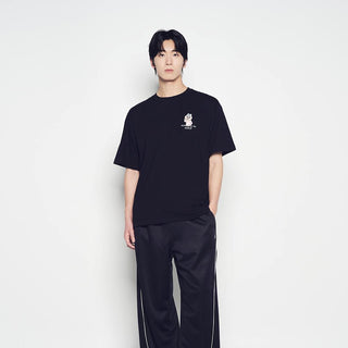 TANNING OPANCHU BASIC LOGO SHORT SLEEVE T-SHIRT BLACK