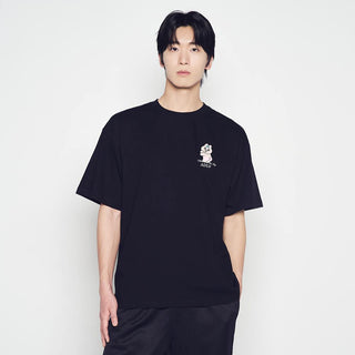TANNING OPANCHU BASIC LOGO SHORT SLEEVE T-SHIRT BLACK