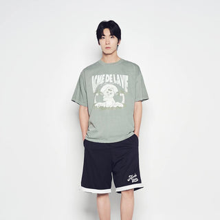 BEACH OPANCHU PIGMENT SHORT SLEEVE T-SHIRT GREEN