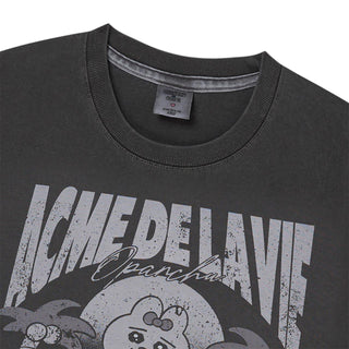 BEACH OPANCHU PIGMENT SHORT SLEEVE T-SHIRT CHARCOAL