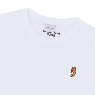STAND AC BEAR SHORT SLEEVE T-SHIRT WHITE