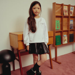 KIDS AC BEAR TREE SWEATSHIRT WHITE