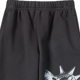 KIDS AC BEAR STATUE OF LIBERTY ZURRY PANTS BLACK