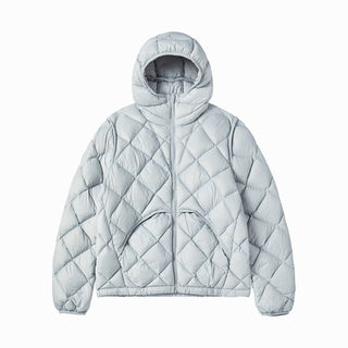LIGHTWEIGHT QUILTED DUCK DOWN JACKET SKY BLUE