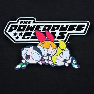 The Powerpuff Girls x acmedelavie logo t-shirts BLACK