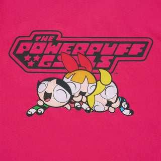 The Powerpuff Girls x acmedelavie logo crop t-shirts PINK