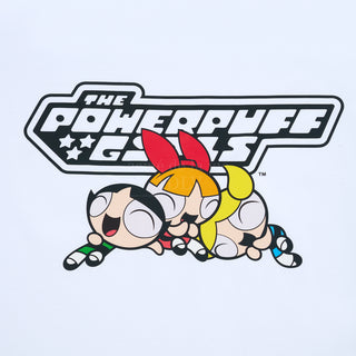 The Powerpuff Girls x acmedelavie logo t-shirts WHITE