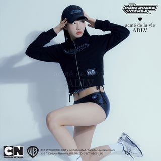 The Powerpuff Girls x acmedelavie  nylon logo ballcap BLACK