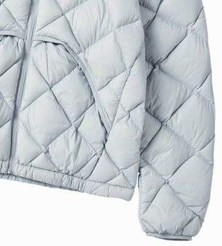 LIGHTWEIGHT QUILTED DUCK DOWN JACKET SKY BLUE