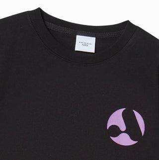 KIDS A SYMBOL CIRCLE SHORT SLEEVE T-SHIRT BLACK