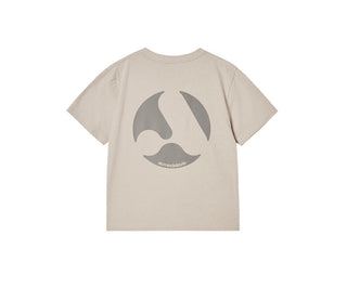 KIDS A SYMBOL CIRCLE SHORT SLEEVE T-SHIRT ESSENTIAL BEIGE
