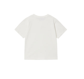 KIDS STAR DOUGHNUT SHORT SLEEVE T-SHIRT CREAM