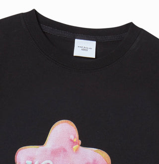 KIDS STAR DOUGHNUT SHORT SLEEVE T-SHIRT BLACK
