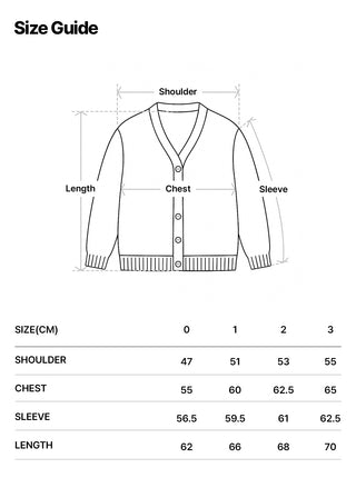 UNI BASIC V NECK CARDIGAN BLACK