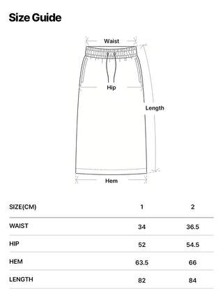 WOMAN PIGMENT LONG SKIRT CHARCOAL
