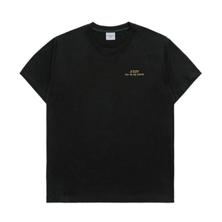 UPSIDE DOWN BASIC LOGO SHORT SLEEVE T-SHIRT BLACK