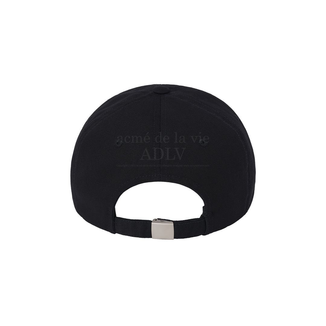 VARSITY LOGO BALL CAP BLACK