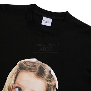 ADLV BABY FACE SHORT SLEEVE T-SHIRT BLACK LIP STICK