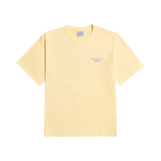 ADLV BASIC SHORT SLEEVE T-SHIRT 2 LIGHT YELLOW