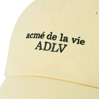 BASIC SMALL LOGO BALL CAP LIGHT YELLOW