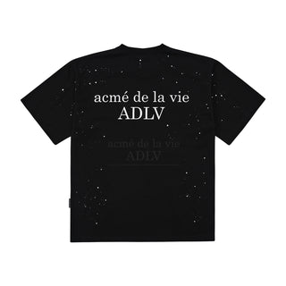 ADLV BABY FACE SHORT SLEEVE T-SHIRT BLACK SPACE TRAVEL