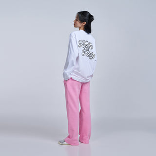 acme de la vie / Sanrio HELLO KITTY ARTWORK LONG SLEEVE T-SHIRT WHITE