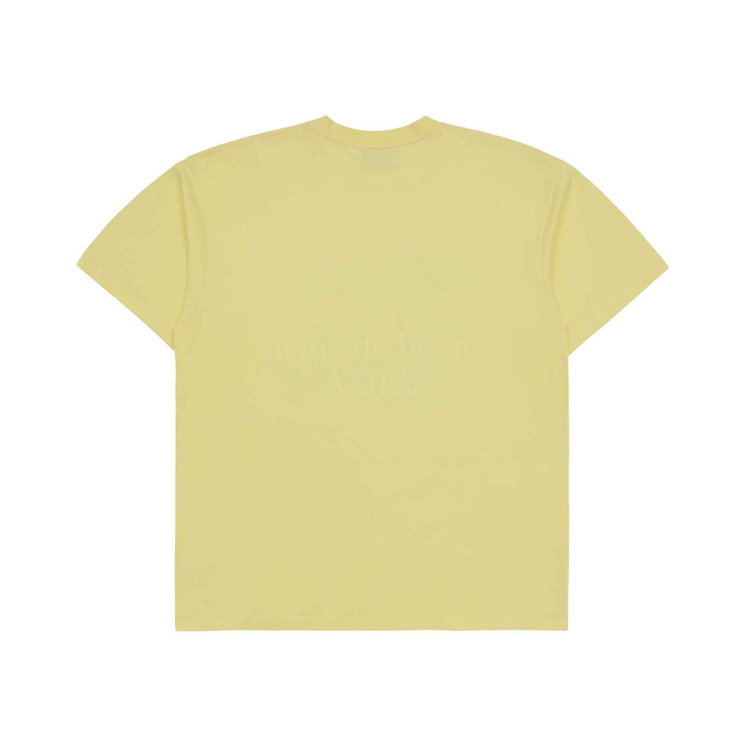 DIN2LS CREATURE LETTERING SHORT SLEEVE T-SHIRT YELLOW