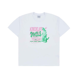 DIN2LS CREATURE LETTERING SHORT SLEEVE T-SHIRT WHITE