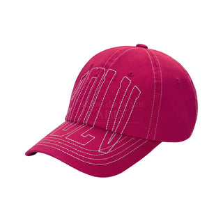 ADLV FRONT STITCH BALL CAP PINK