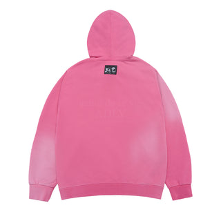 The Powerpuff Girls x acmedelavie magazine spray washing hoodie PINK