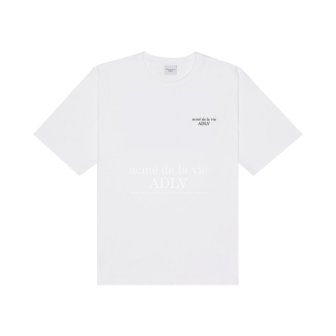 ADLV BASIC SHORT SLEEVE T-SHIRT 2 WHITE