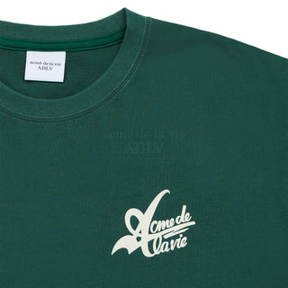 BIG LOGO 2 PRINTING SHORT SLEEVE T-SHIRT DEEP GREEN