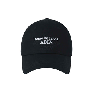 BASIC SMALL LOGO BALL CAP BLACK