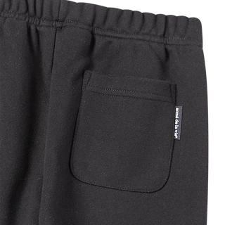 KIDS BORDER LINE BASIC LOGO LONG PANTS BLACK
