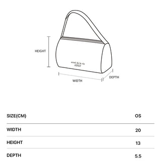 DIAGONAL PADDED CROSS BAG LIGHT PINK