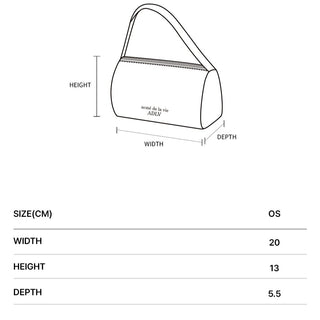 DIAGONAL PADDED CROSS BAG BLACK