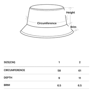 BASIC LOGO BUCKET HAT BEIGE