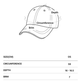 THREE TONE ASYMMETRY COTTON BALL CAP BROWN