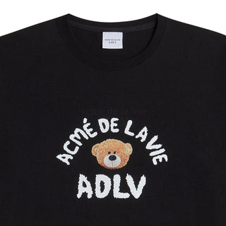 TEDDY BEAR (BEAR DOLL) SHORT SLEEVE T-SHIRT BLACK