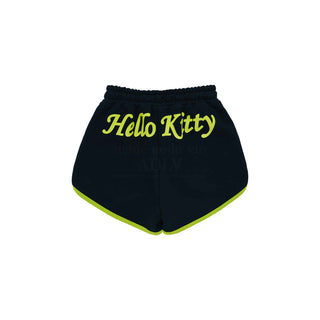 acme de la vie / Sanrio HELLO KITTY LETTERING SHORT PANTS NAVY